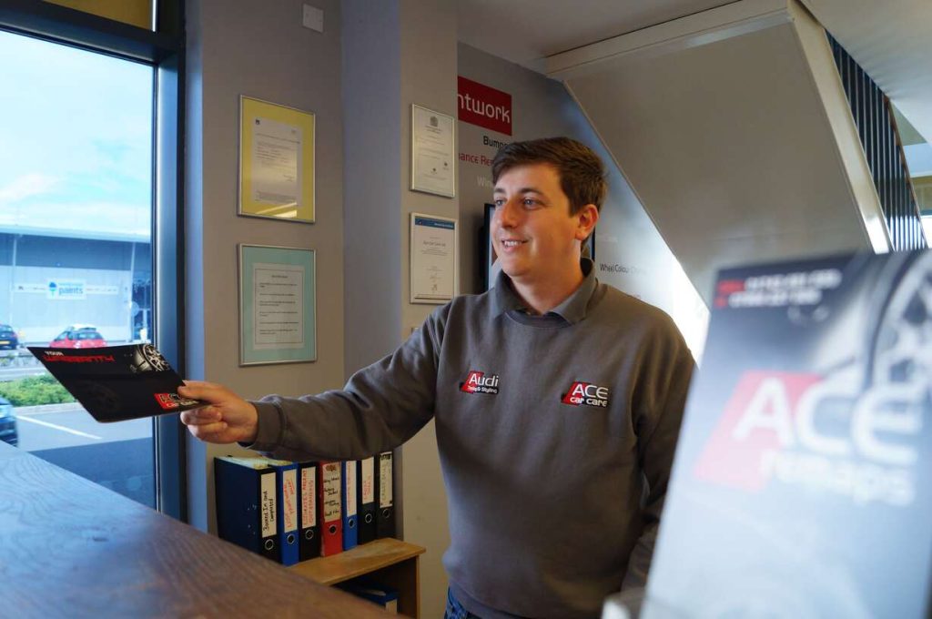 James Member Of Ace Window Tinting Team In Reception