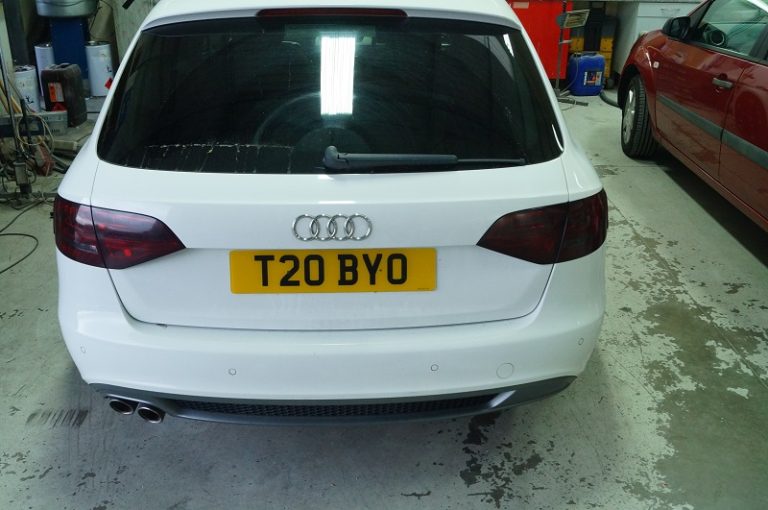 Tinted Rear Lights 5 White Audi A6 Estate Rear Light Tints