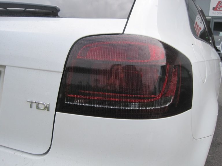 Tinted Rear Lights 3 Whute Audi A3 Rear Light Tints