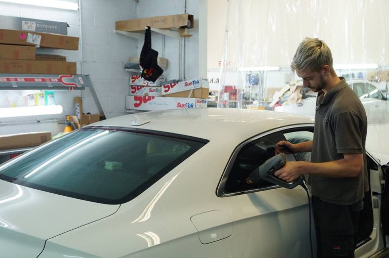 Coupe Window Tinting Example Audi
