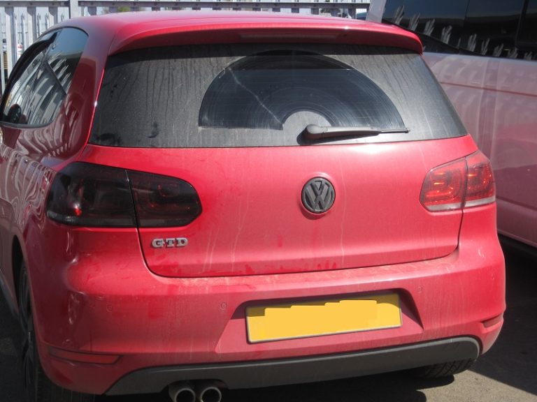 Tinted Rear Lights 4 Red VW Golf Light Tints