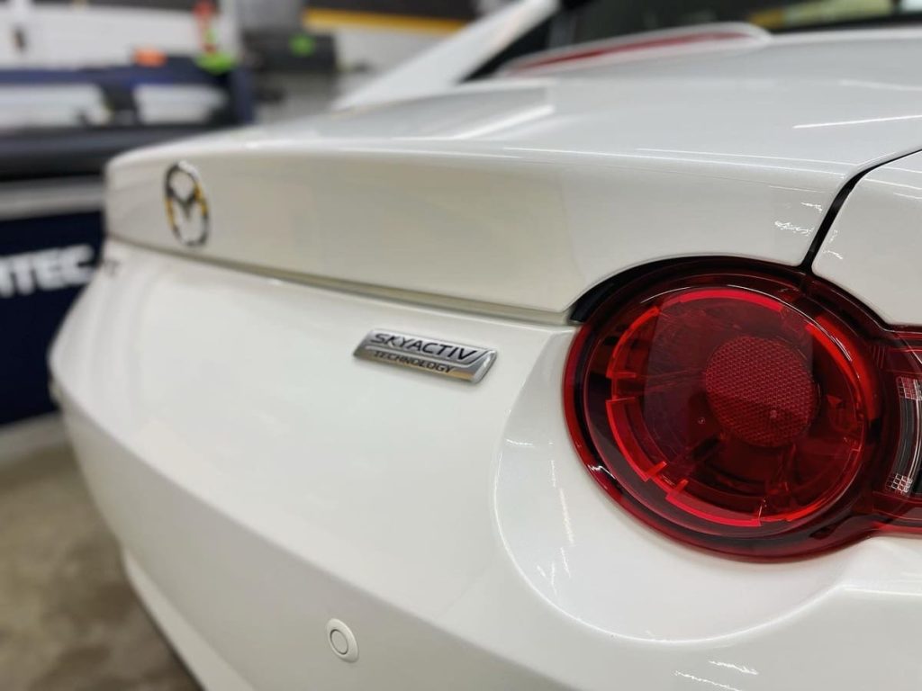 Mazda White Paint Protectiom Film